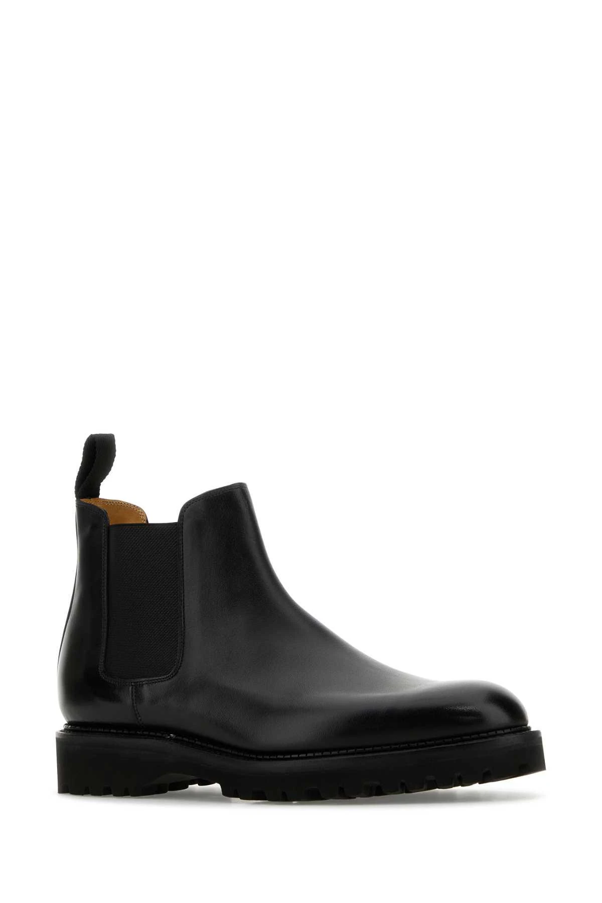 商品John Lobb|John Lobb 男士靴子 4A104OL1R 黑色,价格¥13671,第3张图片详细描述