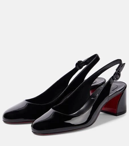 商品Christian Louboutin|So Jane 55漆皮露跟高跟鞋,价格¥8864,第4张图片详细描述