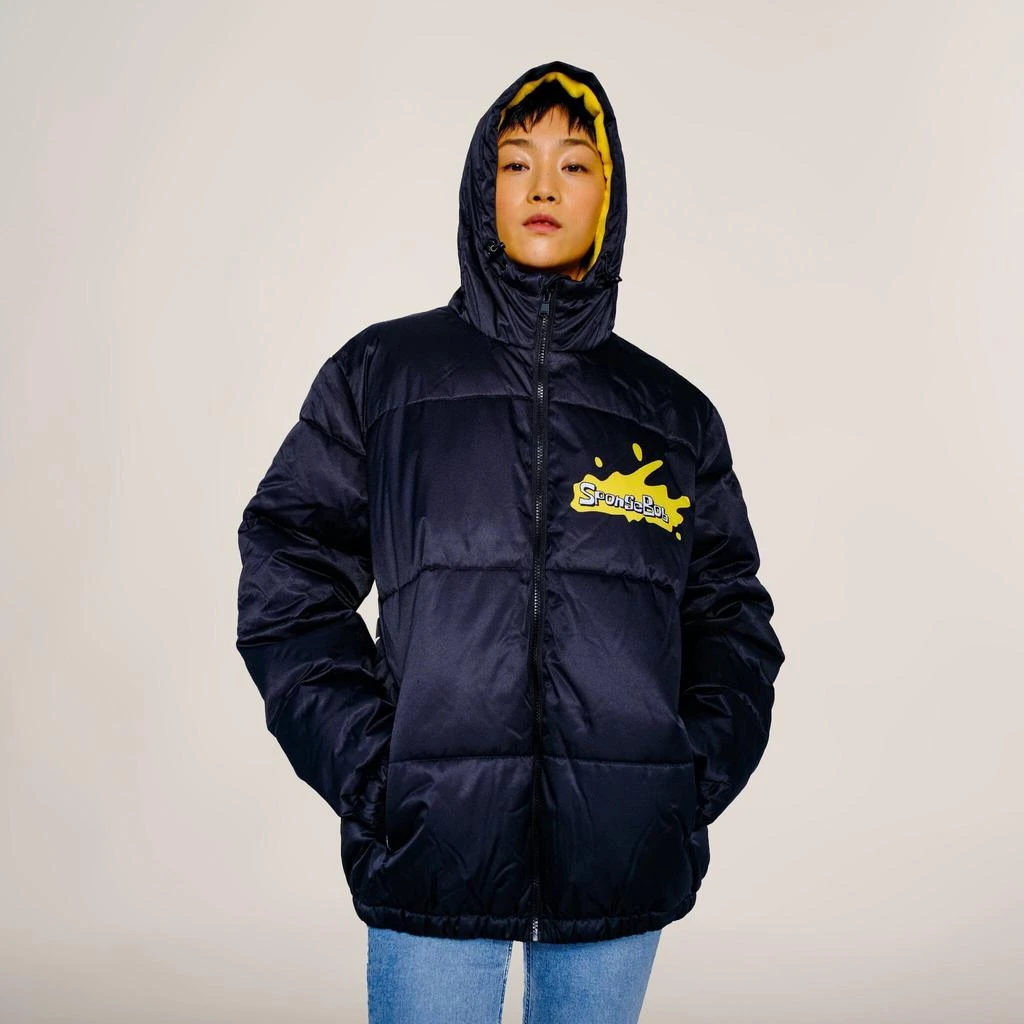 商品Members Only|Women's Rad Spongebob Puffer Oversized Jacket,价格¥403,第4张图片详细描述