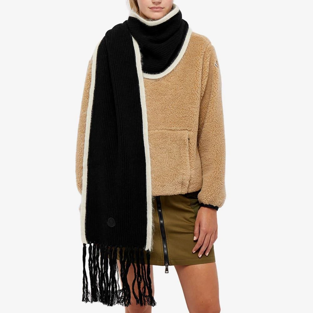 商品Moncler|Moncler Colour Block Scarf,价格¥6329,第3张图片详细描述