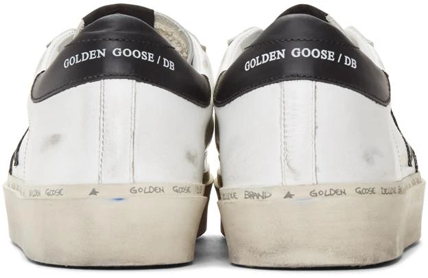 商品Golden Goose|White & Black Hi Star Sneakers,价格¥3440,第4张图片详细描述