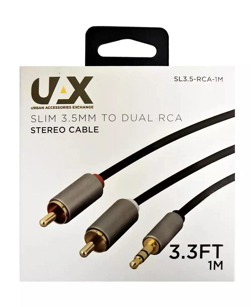 商品UAX|3 ft. 3.5mm to RCA Cable,价格¥67,第1张图片