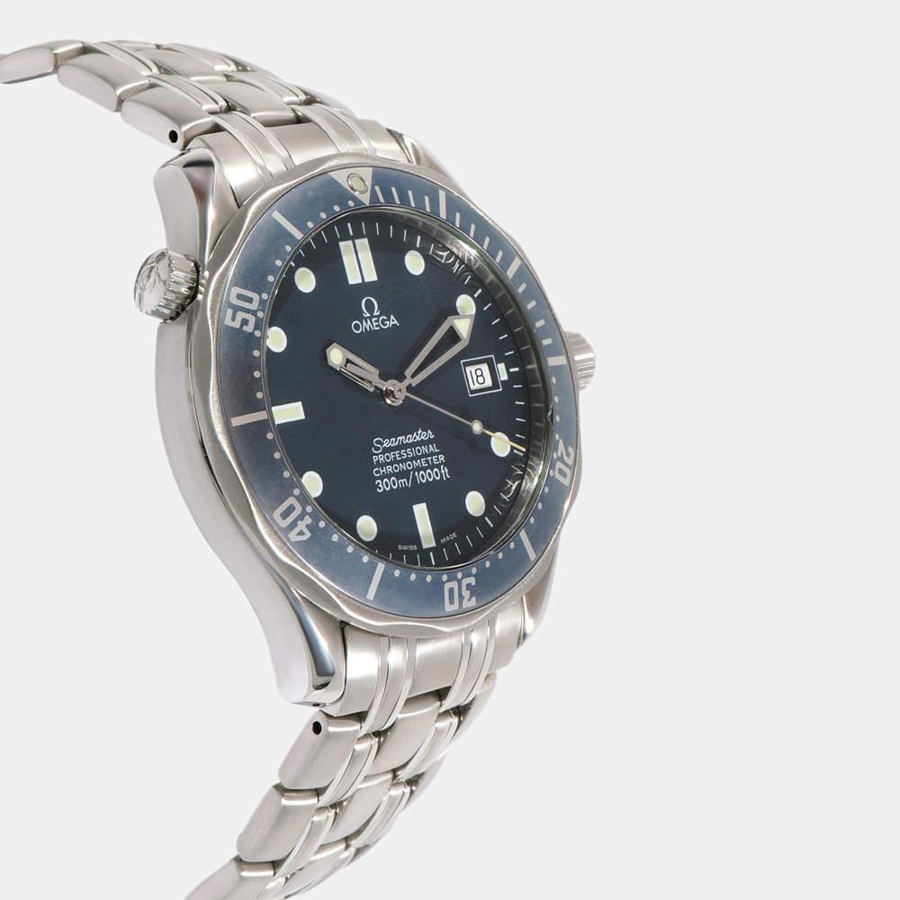 Omega Blue Stainless Steel Seamaster 300M 2531.80.00 Automatic Men's Wristwatch 41 mm商品第4张图片规格展示