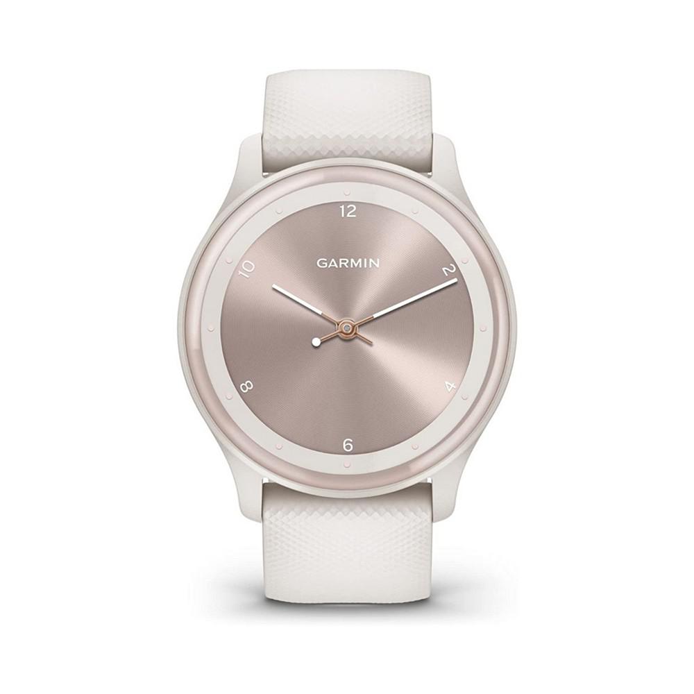 Unisex Vivomove Sport Ivory and Silicone Band with Peach Gold-tone Accents Smart Watch 40mm商品第2张图片规格展示