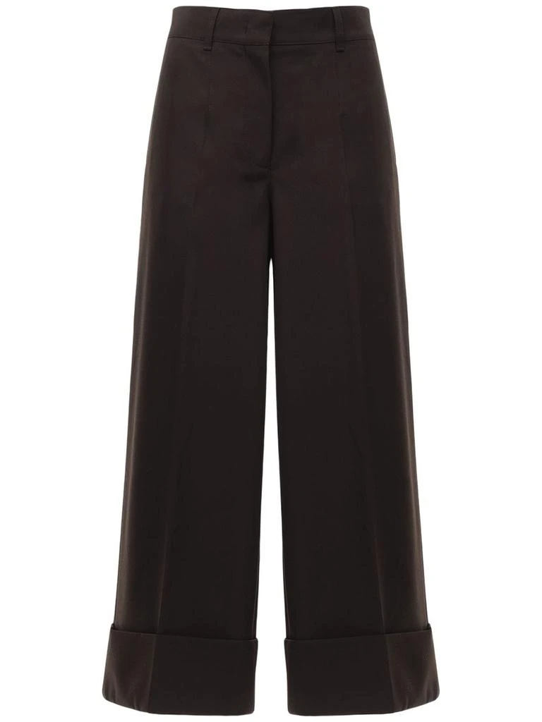 商品CASASOLA|High Waist Wool Wide Leg Pants,价格¥2663,第1张图片