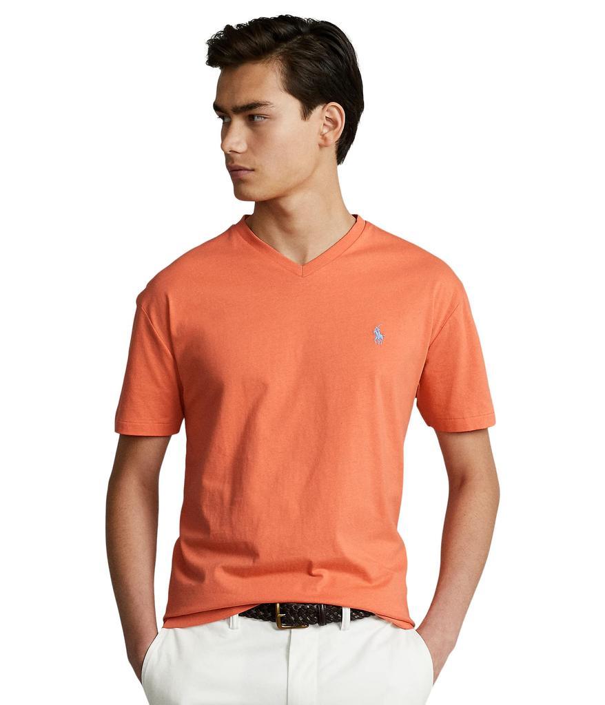 商品Ralph Lauren|Classic Fit Jersey V-Neck T-Shirt,价格¥233-¥238,第1张图片
