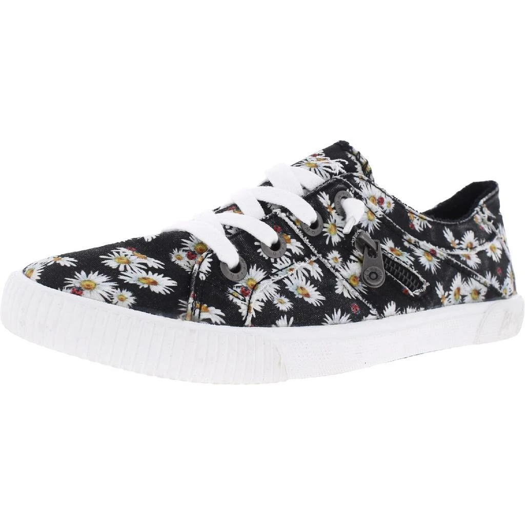 商品Blowfish|Blowfish Womens Canvas Slip On Platform Sneakers,价格¥130,第2张图片详细描述