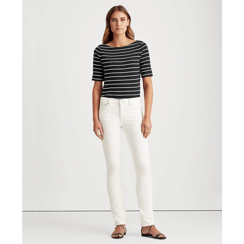 商品Ralph Lauren|Striped Boatneck Top,价格¥371,第4张图片详细描述