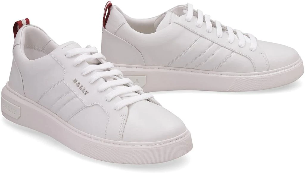 商品Bally|Bally Maxim Leather Low-top Sneakers,价格¥2785,第3张图片详细描述