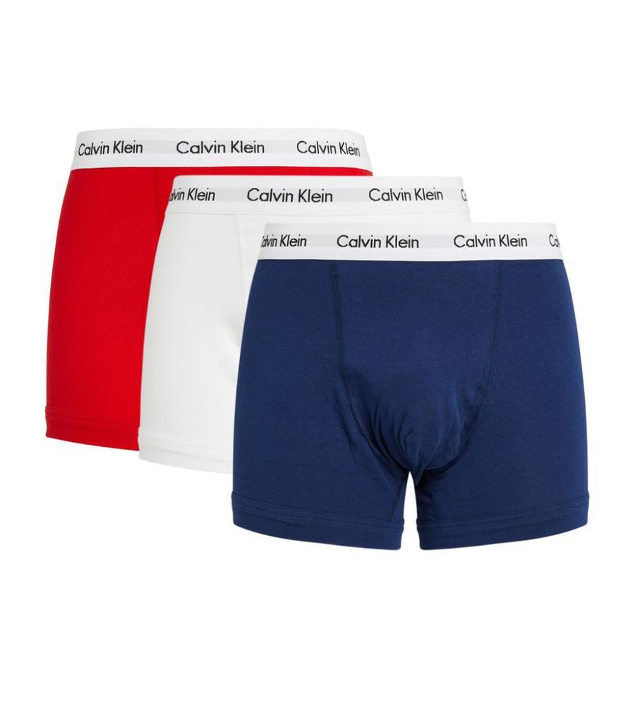 商品Calvin Klein|Cotton Stretch Trunks (Pack of 3),价格¥379,第1张图片