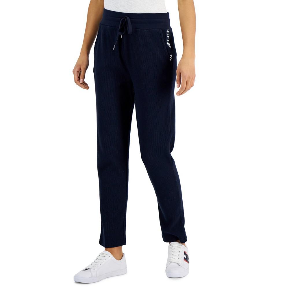 Women's Waffle-Knit Jogger Pants商品第1张图片规格展示