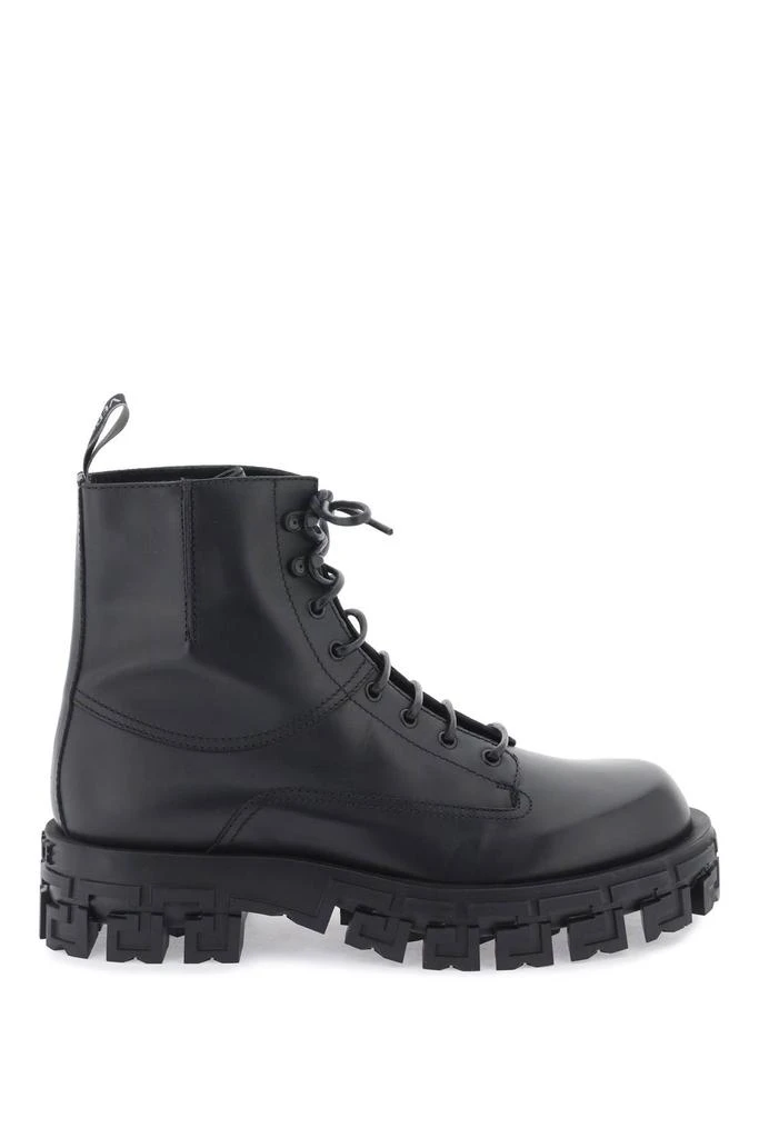 商品Versace|Versace greca portico combat boots,价格¥4066,第1张图片