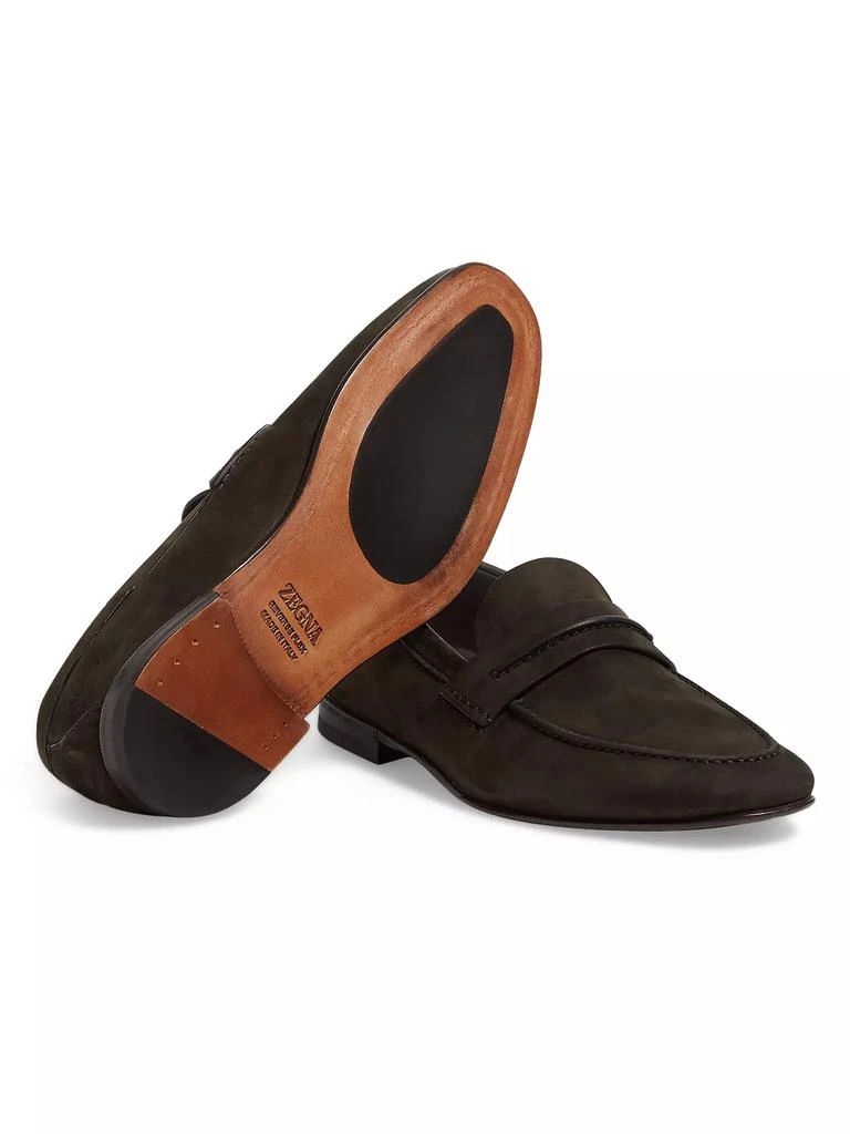 商品Zegna|Secondskin Mocassin Loafers,价格¥11862,第2张图片详细描述