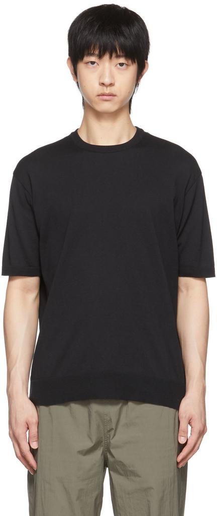 Black Cotton T-Shirt商品第1张图片规格展示