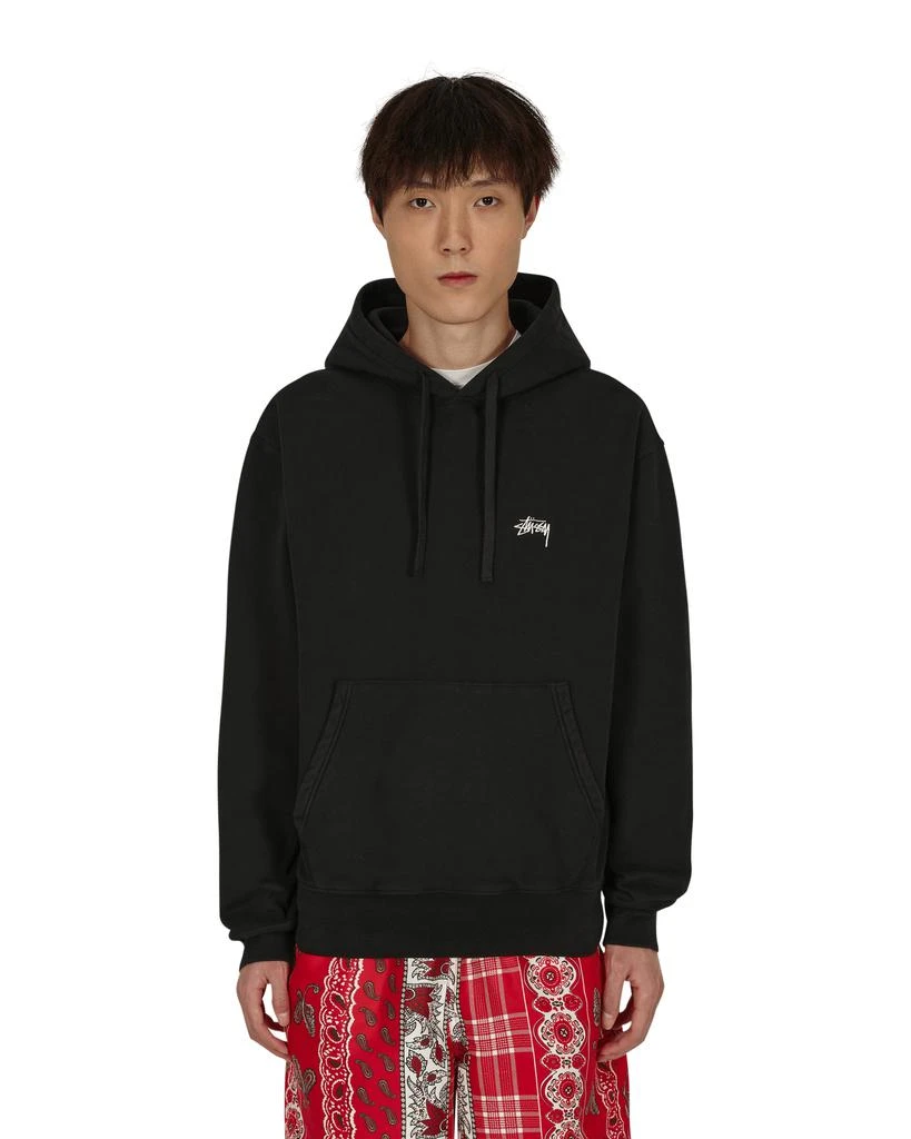 商品STUSSY|Overdyed Hooded Sweatshirt Black,价格¥1119,第1张图片