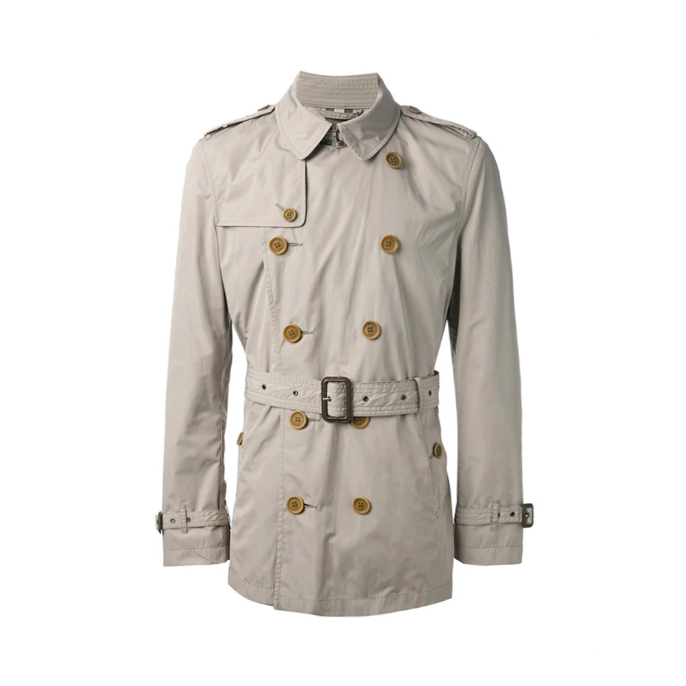 商品Burberry|BURBERRY 杏色男士风衣 3902158,价格¥5486,第1张图片