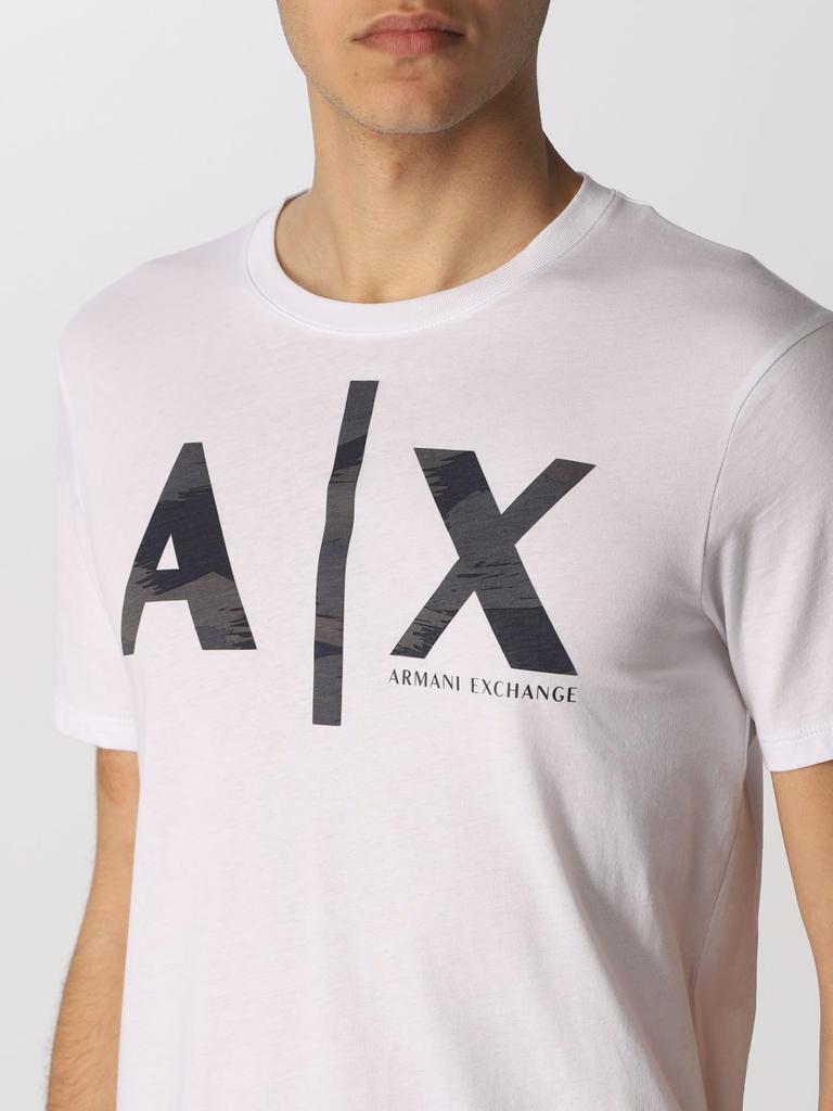 Armani Exchange cotton t-shirt with logo商品第3张图片规格展示