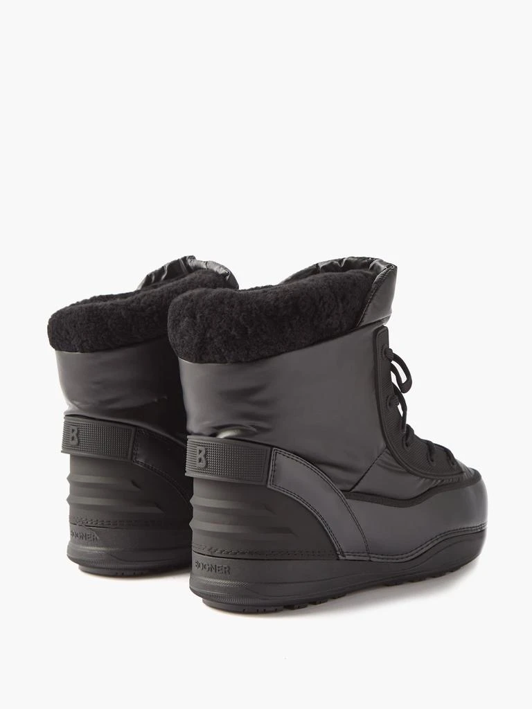 商品Bogner|La Plagne 2 fleece-lined faux-leather snow boots,价格¥977,第4张图片详细描述