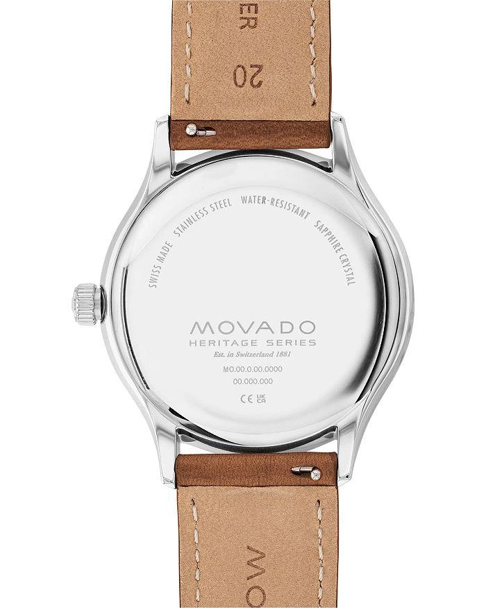 商品Movado|Heritage Calendoplan Watch, 40mm,价格¥3661,第4张图片详细描述