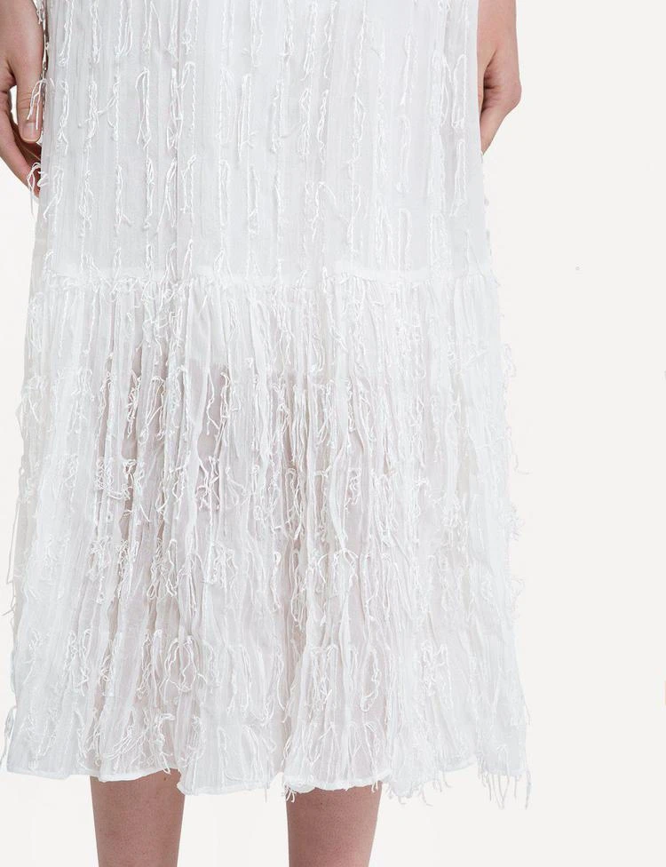 商品Pixie Market|White Fringe Midi Skirt,价格¥872,第3张图片详细描述