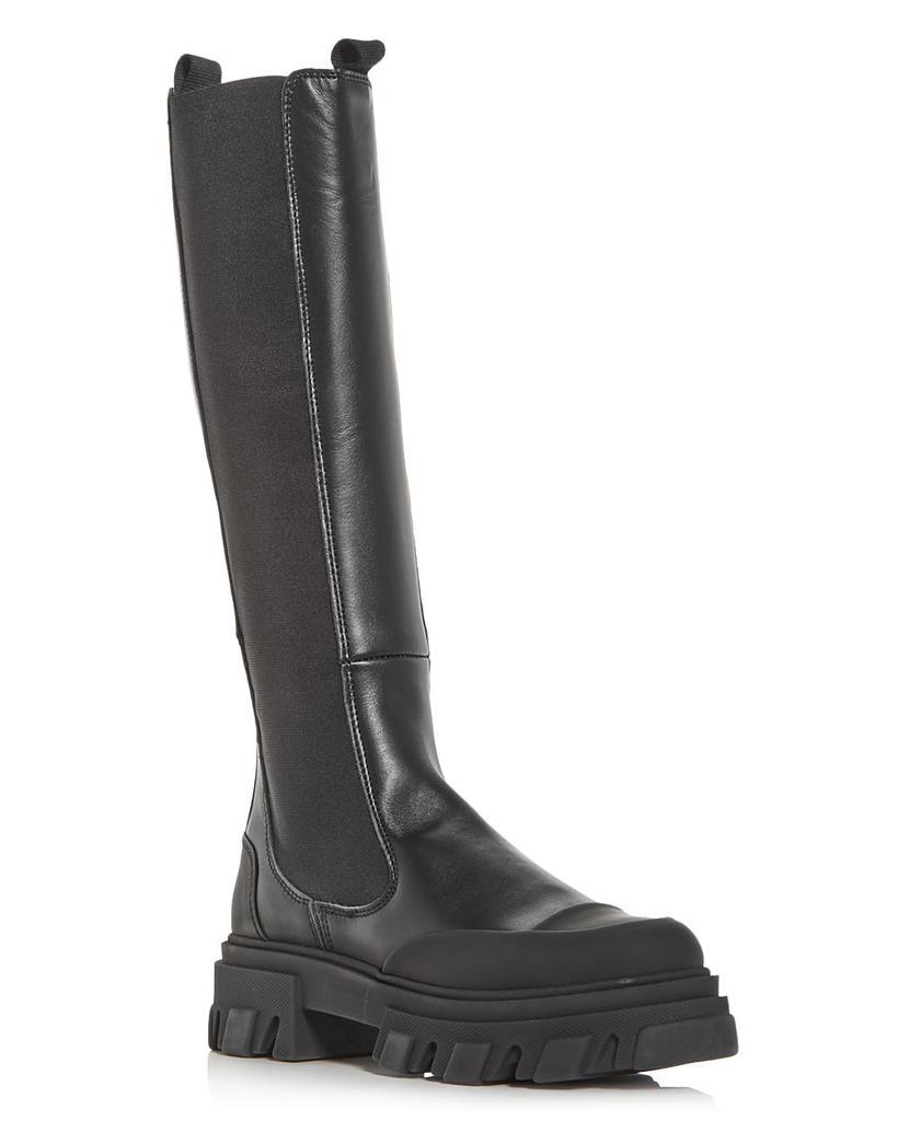 商品Ganni|Women's Tall Platform Chelsea Boots,价格¥4403,第1张图片