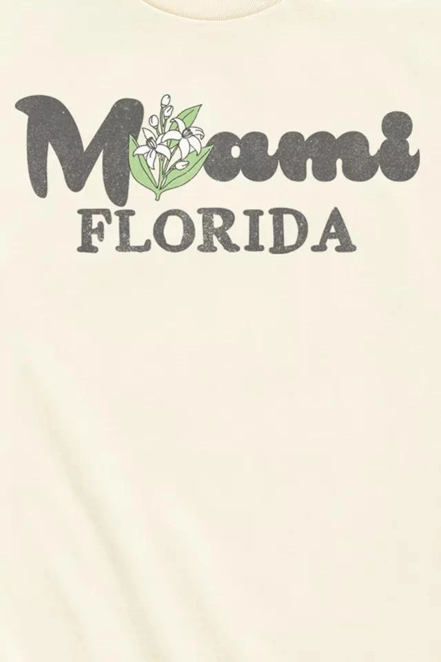 商品Urban Outfitters|Miami Florida Orange Blossom Tee,价格¥264,第2张图片详细描述