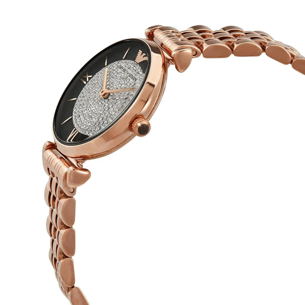 商品Emporio Armani|Gianni T-Bar Quartz Brown Dial Ladies Watches AR11402,价格¥1192,第2张图片详细描述