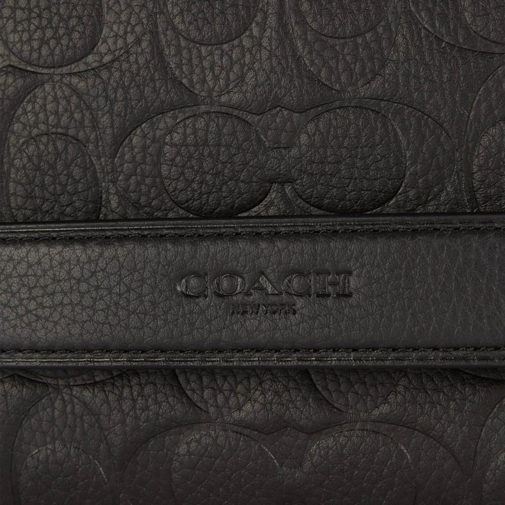 商品Coach|Coach Men's Charter Signature Leather Crossbody Bag - Black,价格¥3509,第3张图片详细描述