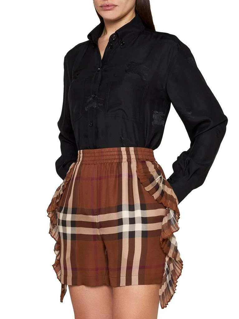 商品Burberry|Burberry Checked Fringed-Detail Shorts,价格¥5779,第2张图片详细描述