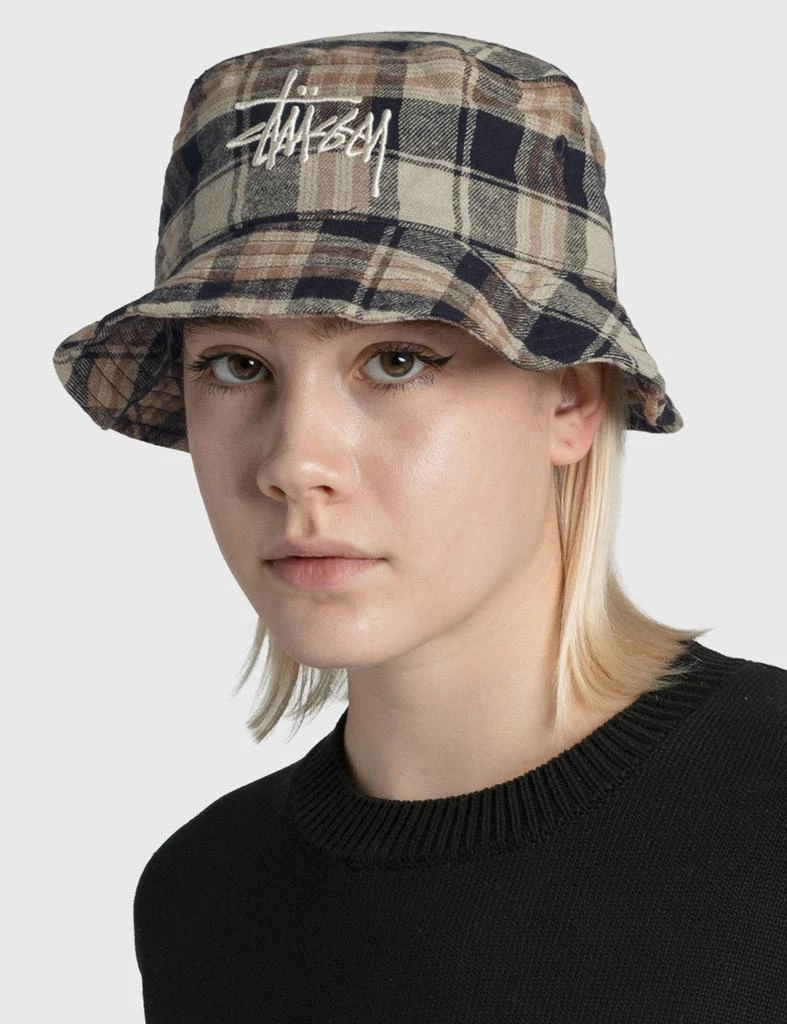 商品STUSSY|Earth Plaid Basic Bucket Hat,价格¥321,第4张图片详细描述