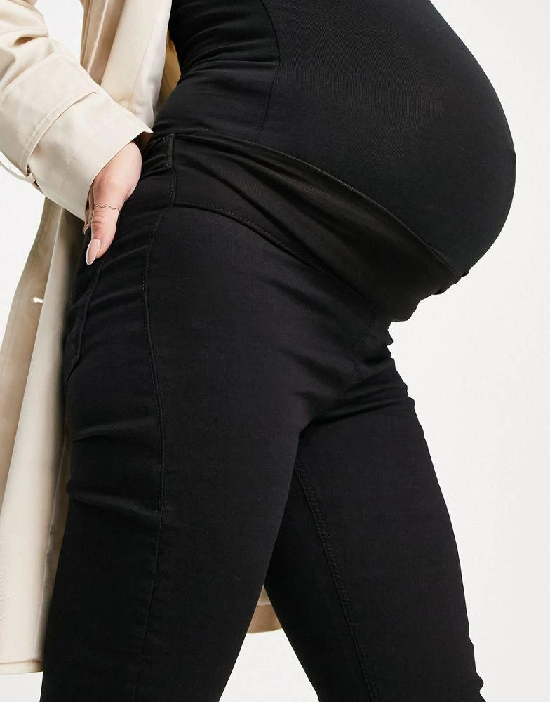商品Topshop|Topshop Maternity under bump Joni jeans in black,价格¥148,第3张图片详细描述