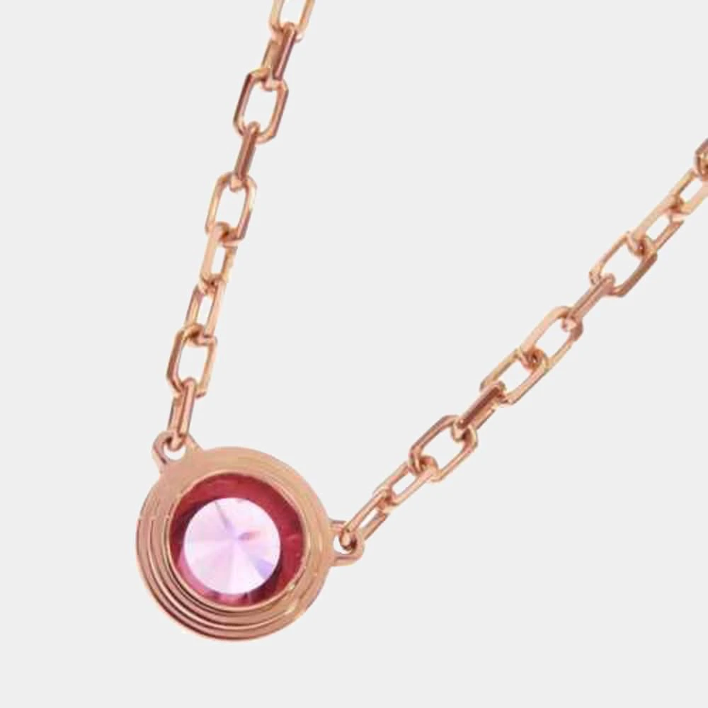 商品[二手商品] Cartier|Cartier D Amour 18K Rose Gold Pink Sapphire Necklace,价格¥7486,第3张图片详细描述