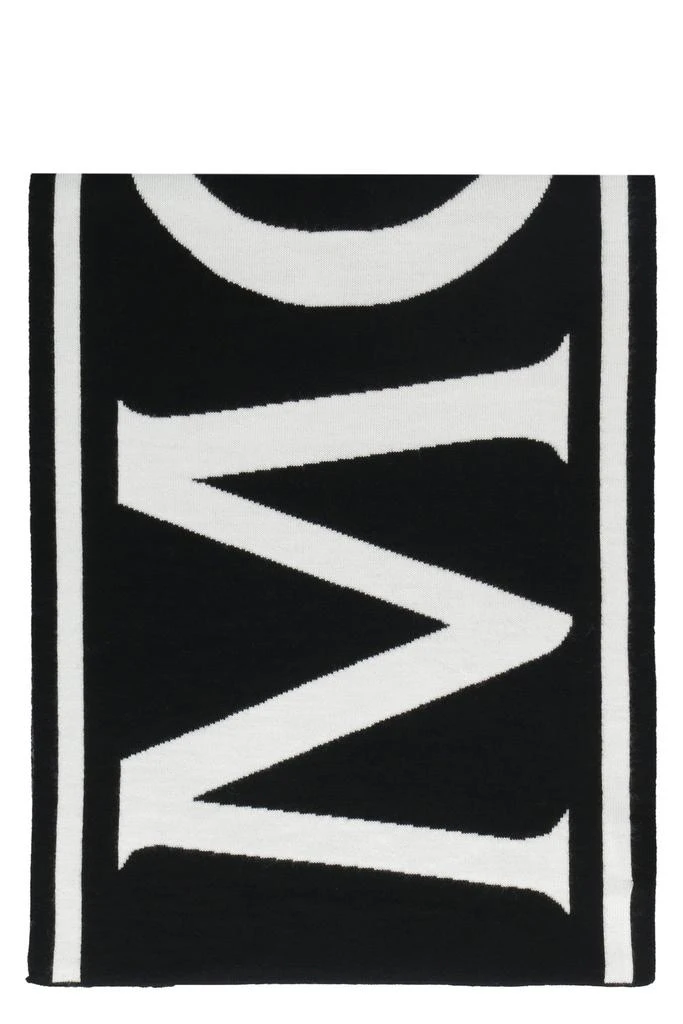 商品Moncler|Moncler Enfant Logo Intarsia-Knit Scarf,价格¥1085,第1张图片