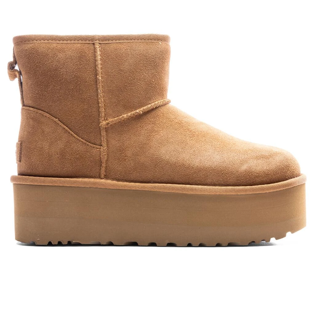 商品UGG|Women's Classic Mini Platform Boot - Chestnut,价格¥1293,第1张图片