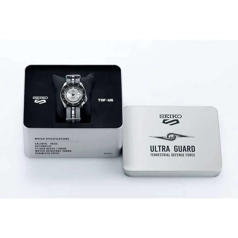 商品Seiko|5 Sports Automatic Grey Dial Men's Watch SRPJ79,价格¥2632,第3张图片详细描述