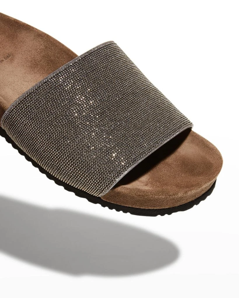 商品Brunello Cucinelli|Monili Band Flat Pool Sandals,价格¥8153,第4张图片详细描述