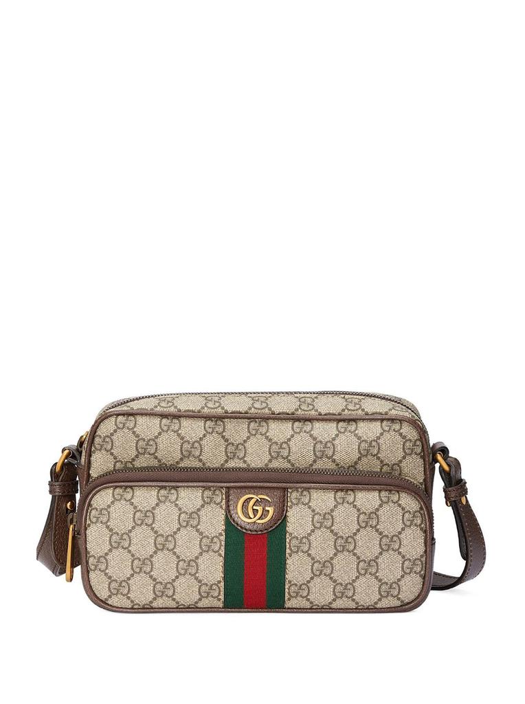 【関税&送料込】Gucci Ophidia Shoulder Bag Ophidia small shoulder bag in beige and brown GG fabric
