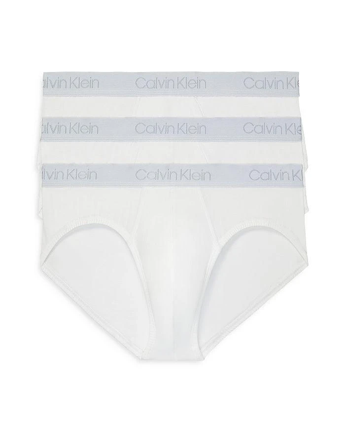 商品Calvin Klein|Cotton Blend Hip Briefs, Pack of 3,价格¥259,第1张图片