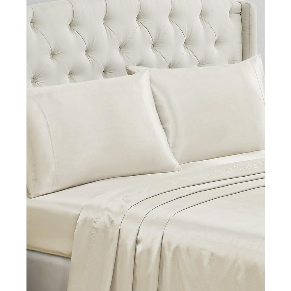 100% Polyester Satin 2 Piece Pillow Case Set, Queen商品第2张图片规格展示