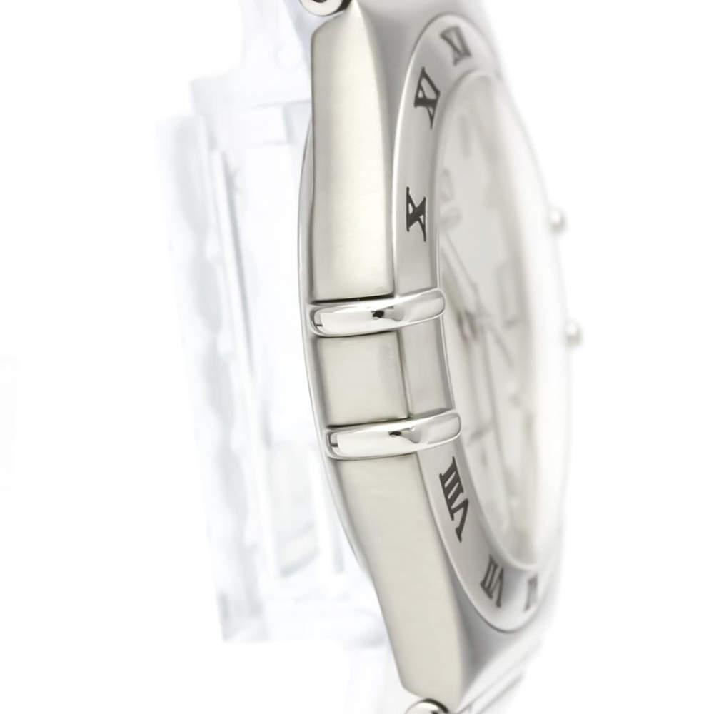 Omega Silver Stainless Steel Constellation 1512.30 Quartz Men's Wristwatch 33 mm商品第6张图片规格展示
