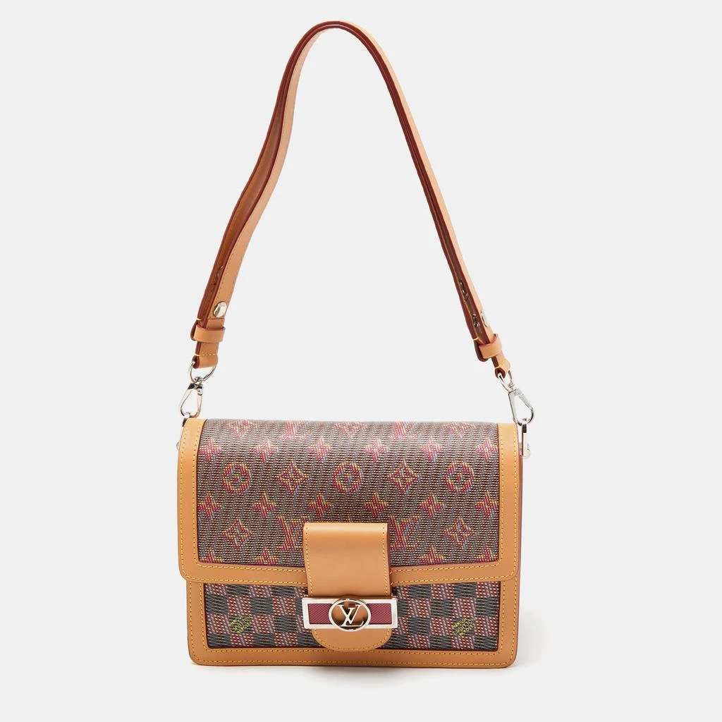 商品[二手商品] Louis Vuitton|Louis Vuitton Rose Monogram LV Pop Canvas Dauphine MM Bag,价格¥18219,第1张图片