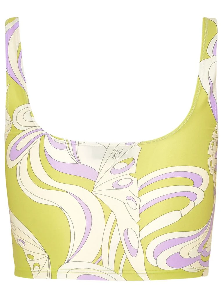 商品EMILIO PUCCI|MULTICOLOR SYNTHETIC FABRIC TOP,价格¥1328,第3张图片详细描述