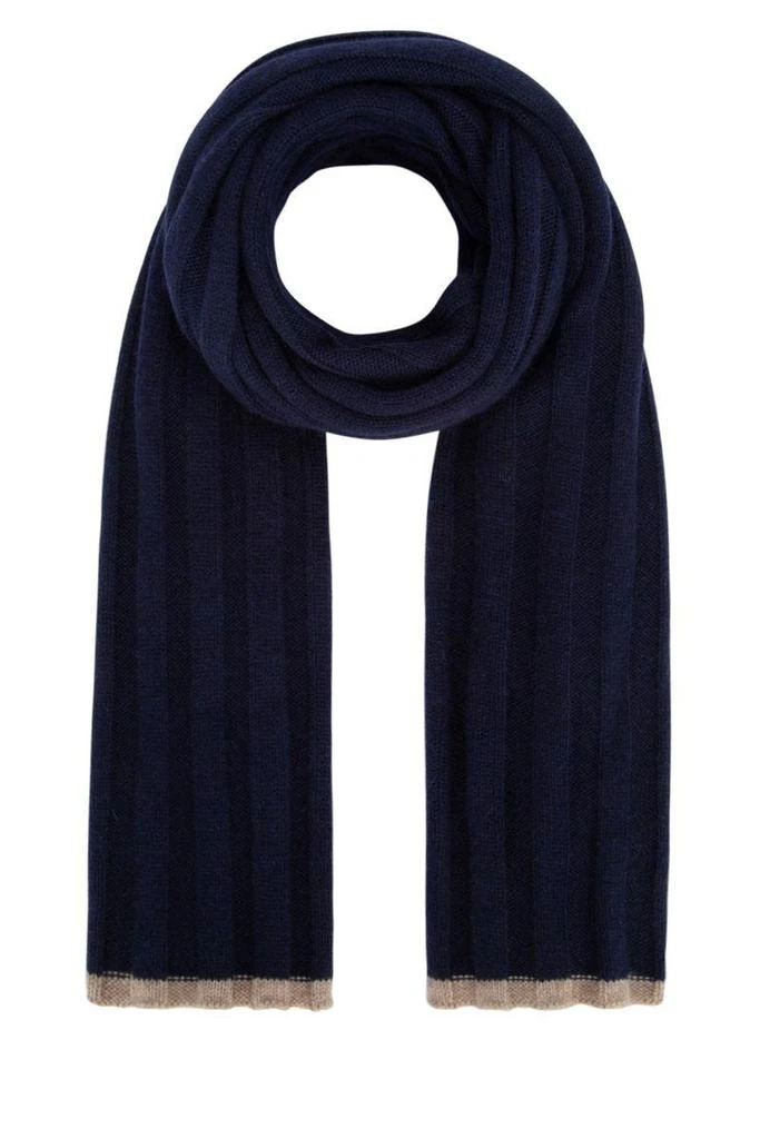 商品Brunello Cucinelli|Brunello Cucinelli Scarves in Blue,价格¥2642,第1张图片