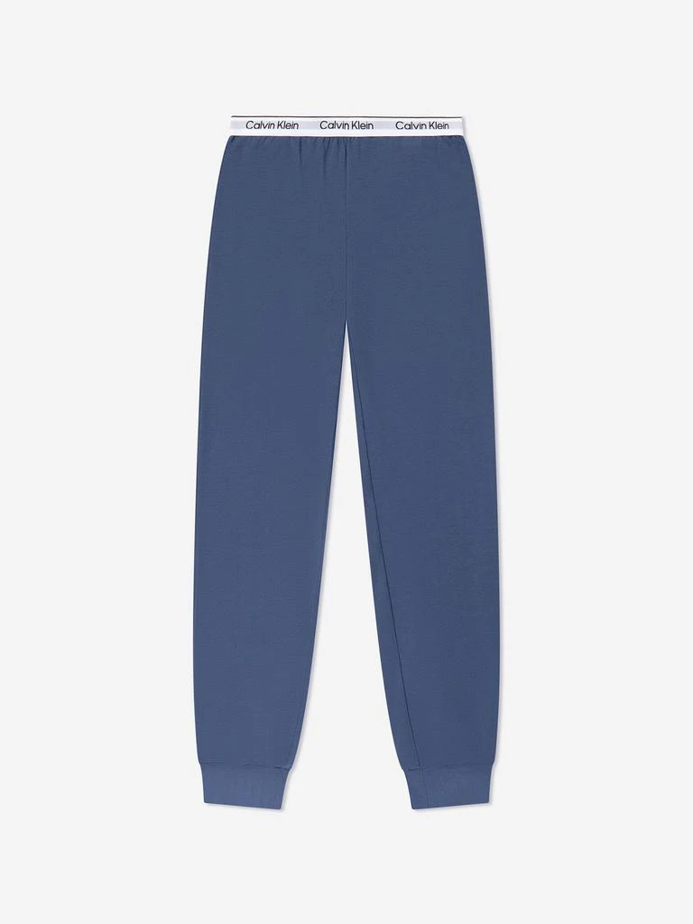 商品Calvin Klein|Calvin Klein Boys Logo Pyjama Set in Blue,价格¥512,第4张图片详细描述