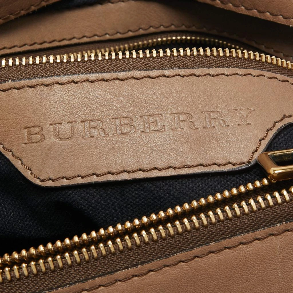 Burberry Beige House Check Canvas and Leather Aurelia Diaper Bag 商品