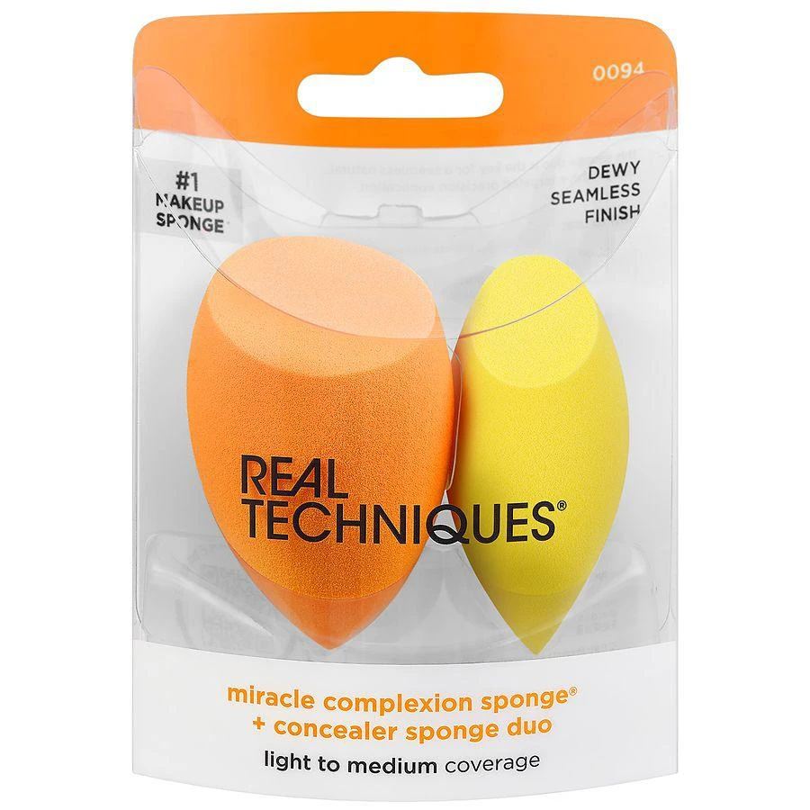 商品Real Techniques|Miracle Complexion Sponge + Concealer Sponge Duo,价格¥158,第1张图片