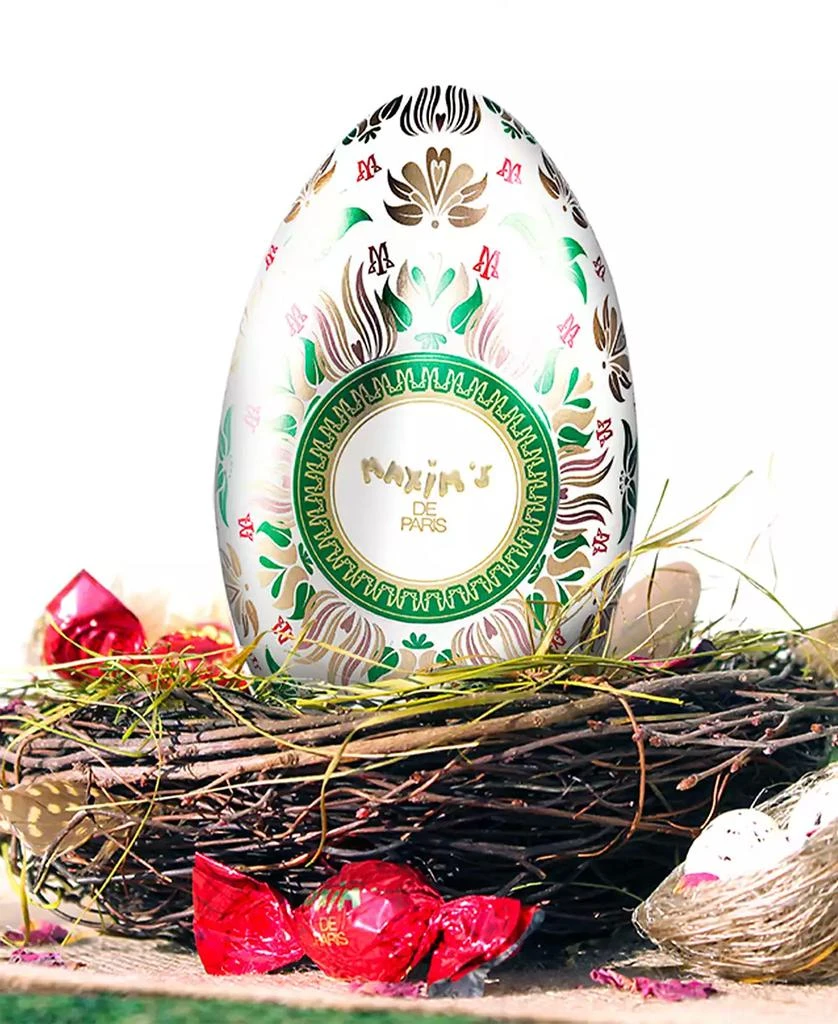 商品Maxim's De Paris|White Egg Tin Dark Chocolate Gift, 2.8 oz,价格¥218,第2张图片详细描述