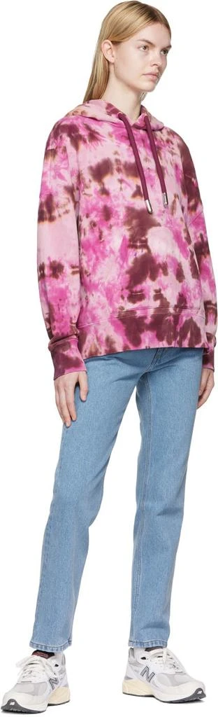 商品AMI|Pink Cotton Hoodie,价格¥1190,第4张图片详细描述