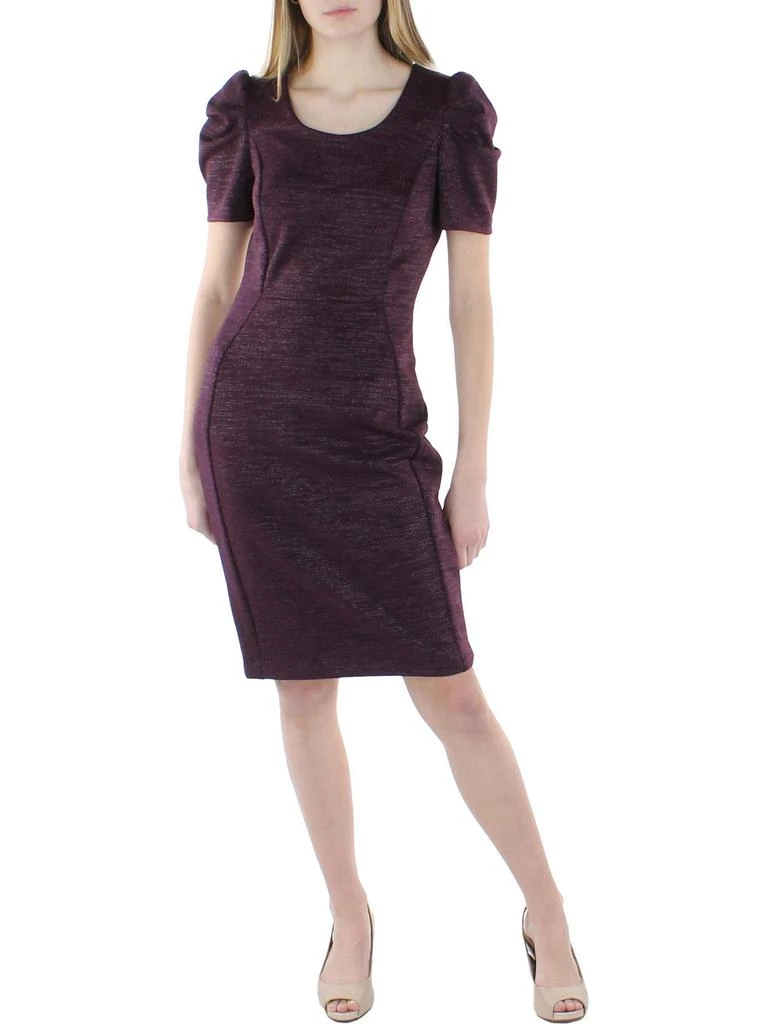 商品Calvin Klein|Womens Shimmer Cap Sleeve Midi Dress,价格¥232,第3张图片详细描述