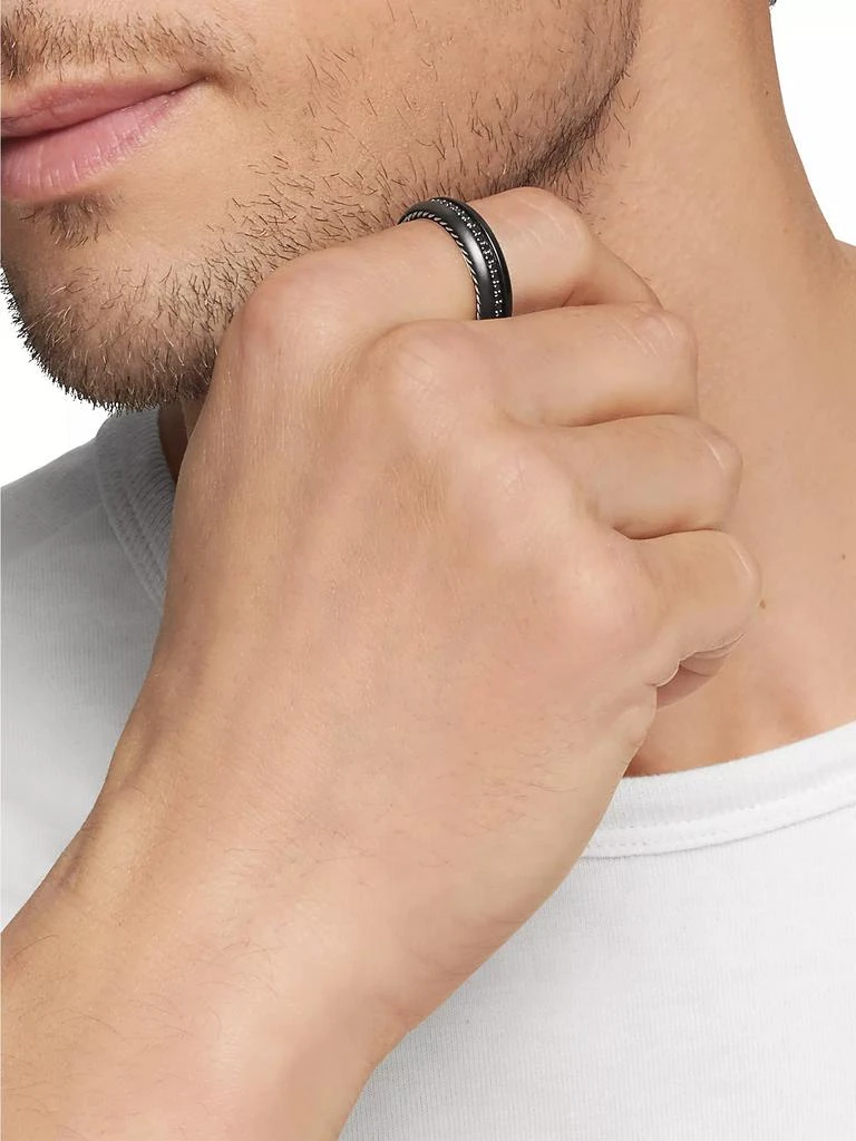 Streamline Band Ring in Black Titanium 商品